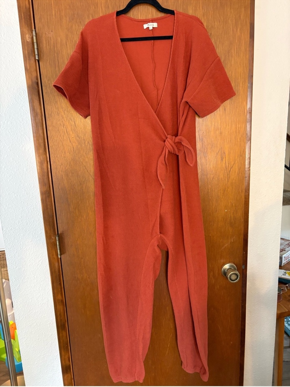 ⛱️🔥Madewell - Burnt Orange Wrap Romper - L